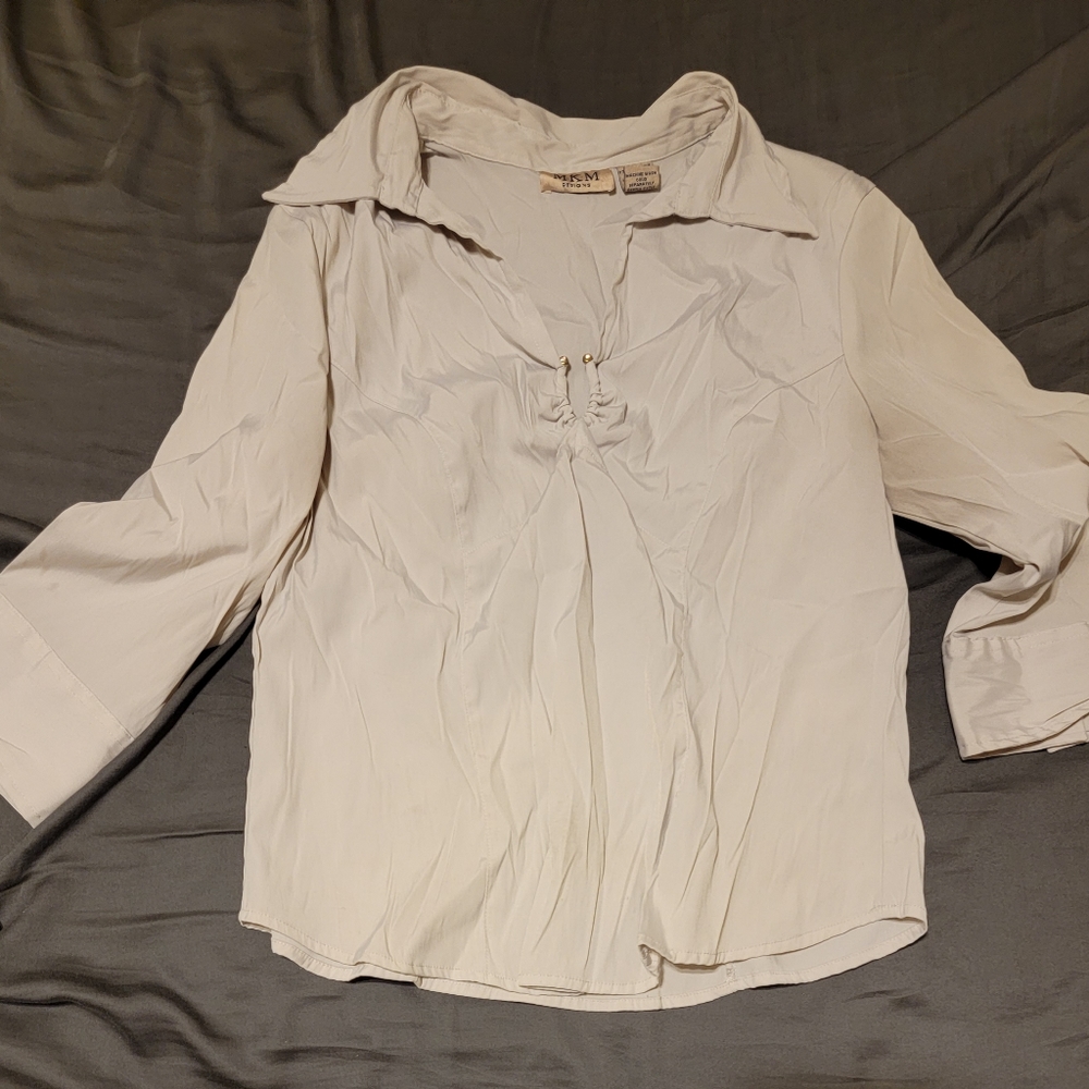 Ladies 3/4 sleeve blouse